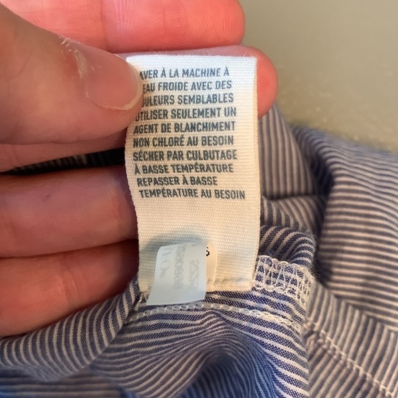 American Eagle Outfitters pin striped lace button shirt Large We're the Millers - Picture 10 of 16